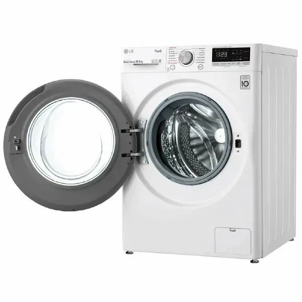 Стиральная машина LG F4V5VSOW с паром, технология AI DD, 9 кг