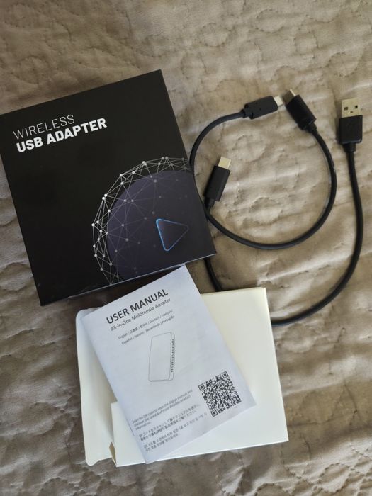 PERGLOT Безжичен USB адаптер за CarPlay