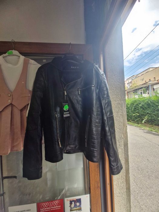 Geaca de piele barbat