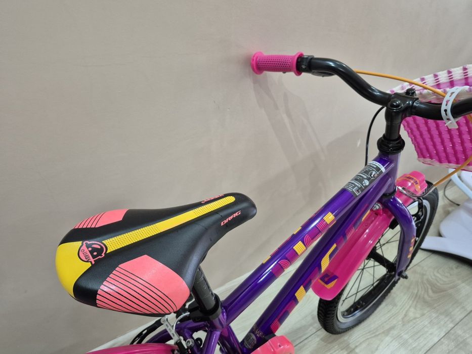 Детски велосипед Drag Rush 18" - розов