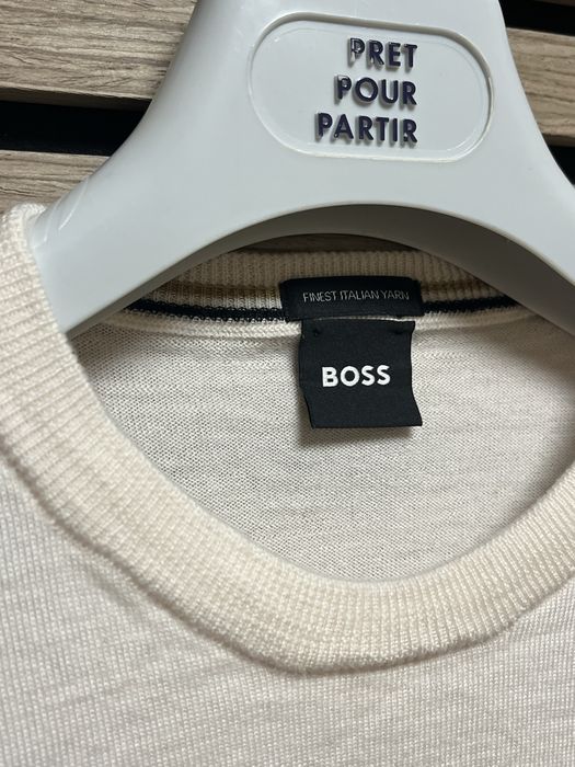 Hugo Boss : Finest Italian Yarn -100% Вълна размер S / Оригинал