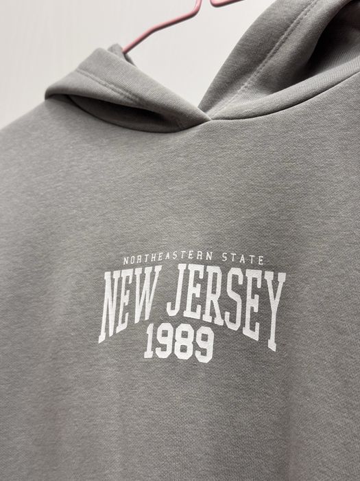 Толстовка худи серый DeFacto