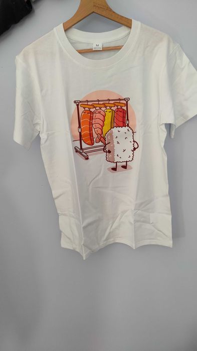 Дамска тениска с принт - Суши (нова)