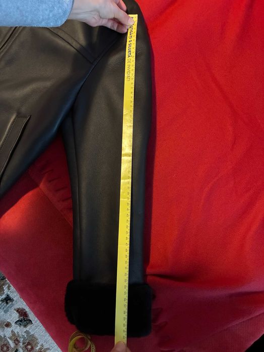 Geaca tip cojoc Shearling original Made in Italy noua