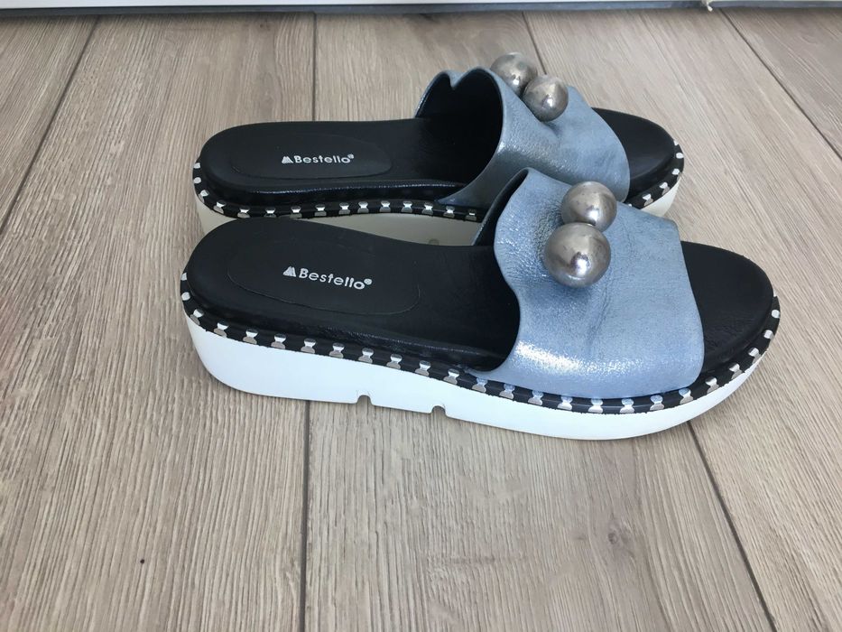 Дамски чехли от естествена кожа