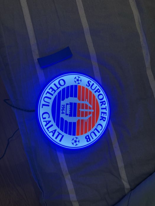 LightBox/Lampa Led FCSB Steaua/Dinamo/Rapid/Barcelona/Real/Manchester