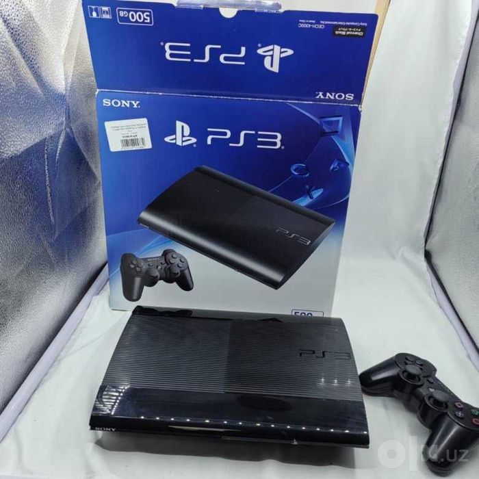 PS 3 SuperSlim+oyinlar bilan+Geymad+Ulgurji 500GB Optomga kelishamiz
