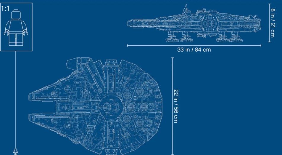 Конструктор LEGO Star Wars - Ultimate Millennium Falcon-Нов и запечан