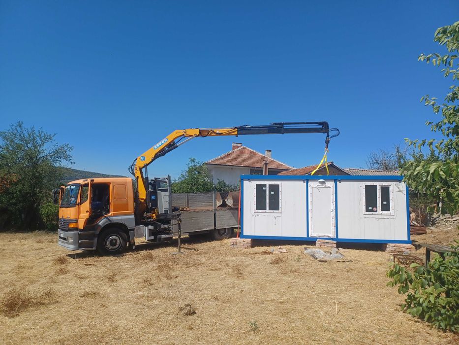 Услуги с багер 4Т самосвал кран и хаспел 14м