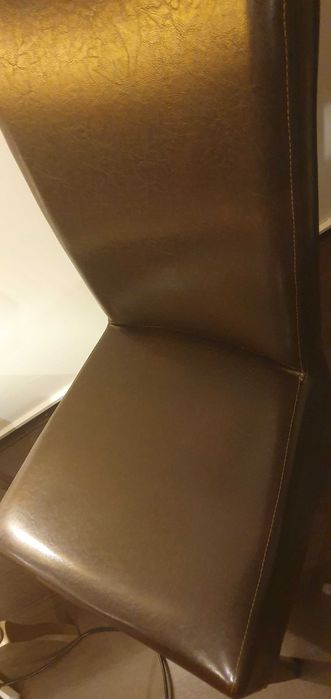 2 scaune piele stare perfectă living/bucătărie