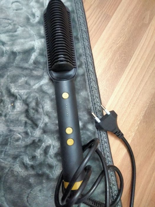 Выпрямитель для волос Расческа стайлер для укладки бороды Утюжок плойк