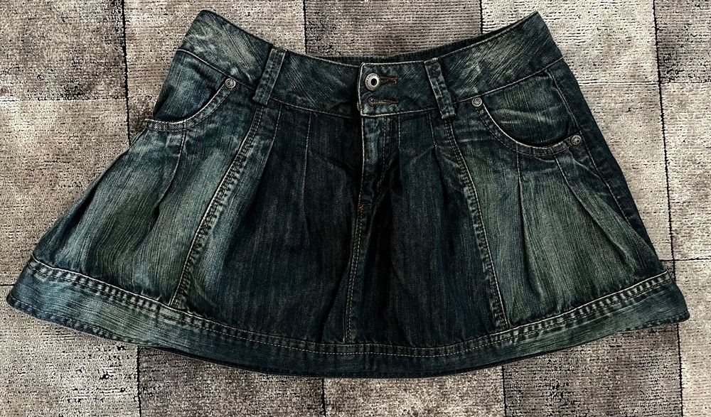 Fusta mini denim Benetton S