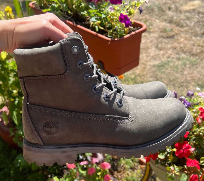 Timberland ghete gri dama