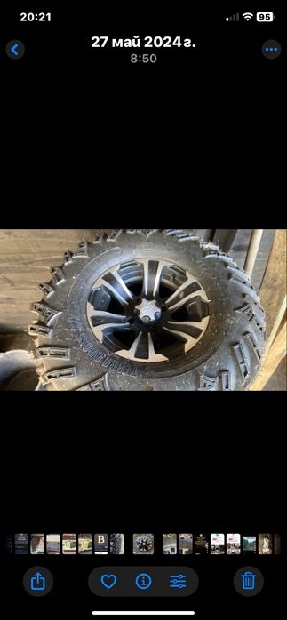 Гуми с джанти за атв нови