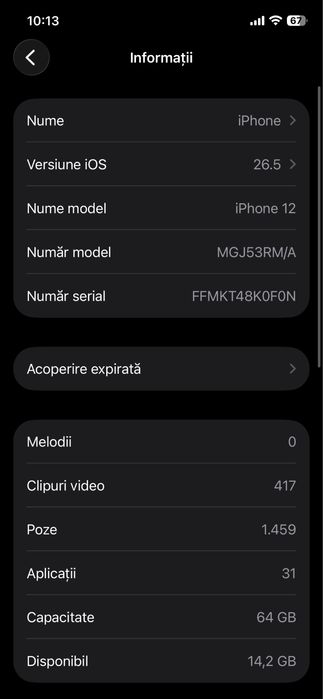 Vand iphone 12 urgent