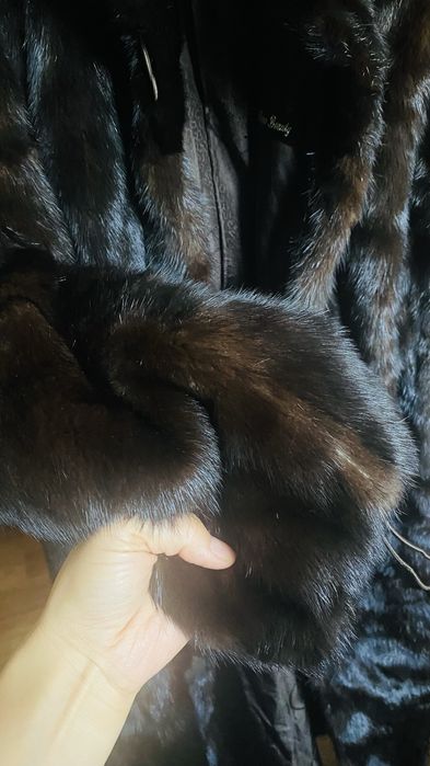 Шуба норковая длинная