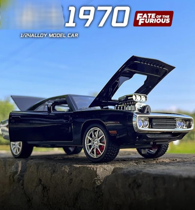 Метален реалистичен модел на Dodge Charger 1970/Fast and Furious/Dom's