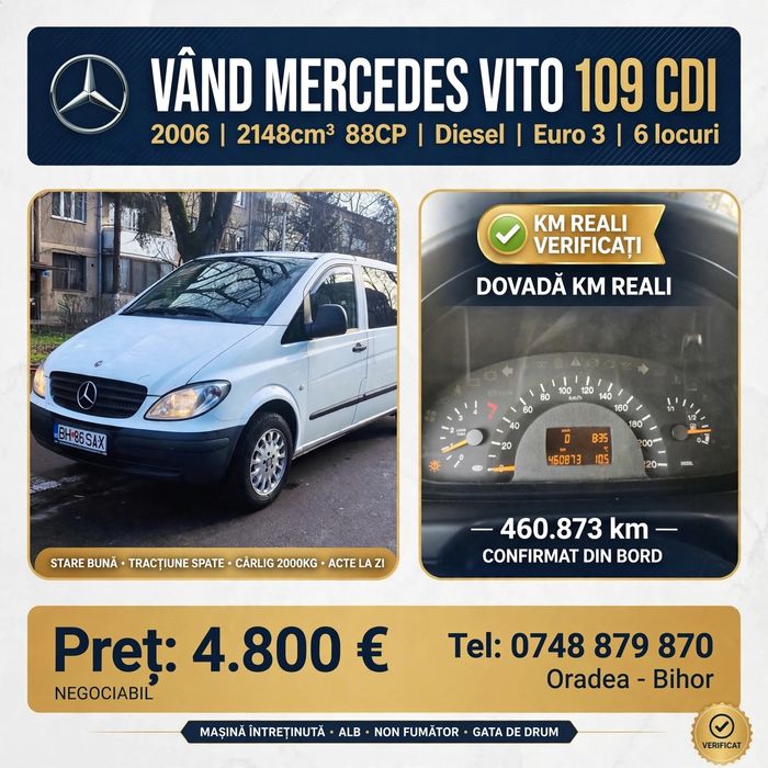 MERCEDES-BENZ Vito 2006 — imagine 2
