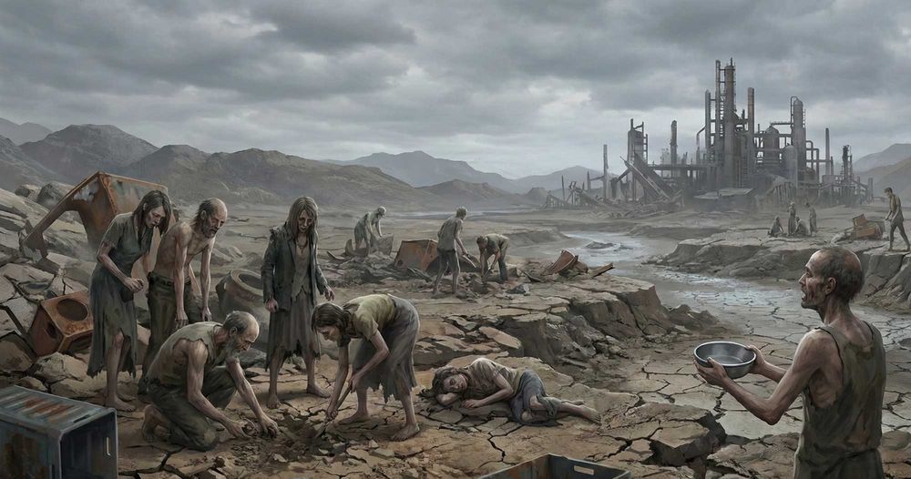 Print Poster Apocalipsa în Tablouri Canvas Premium 50x70 cm