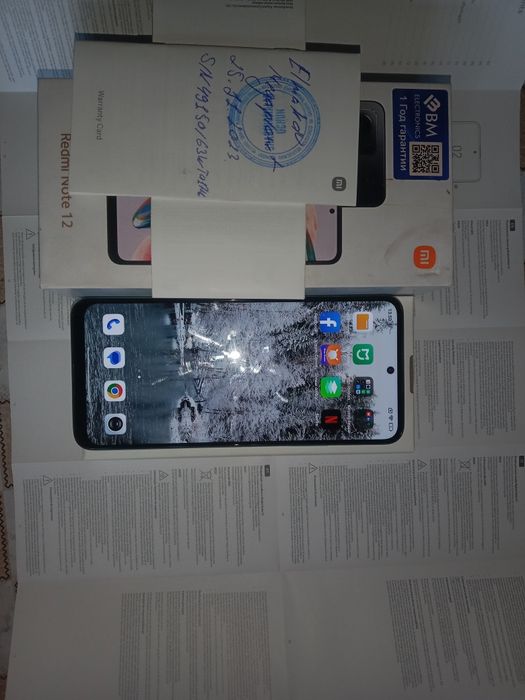 Redmi Note 12 256gb mint green