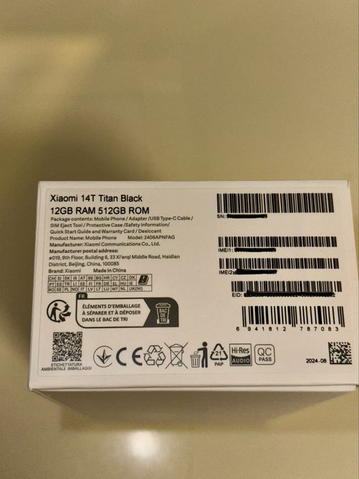 Xiaomi 14T 256 ideyal xolatda