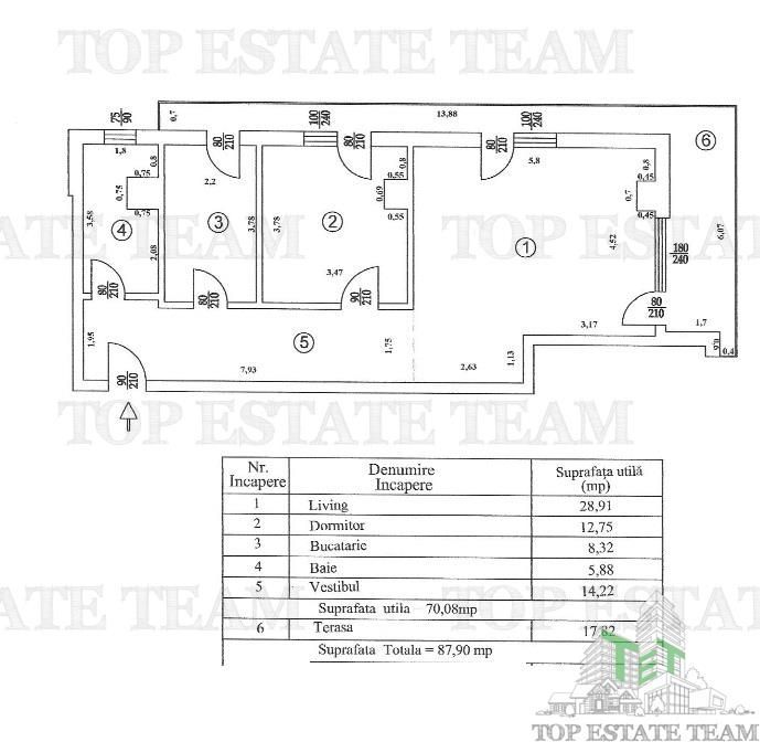 Otopeni - Apartament 2 camere 88mp + gradina 100mp