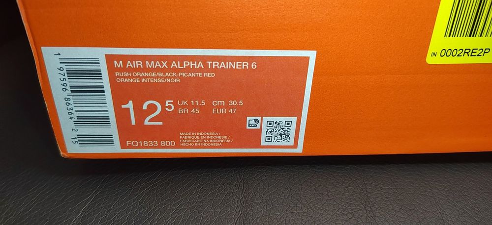 Nike Air Max Alpha Trainer 6,номер 47