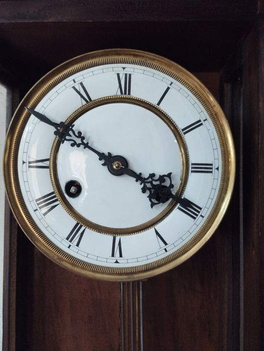 Ceas pendula de perete DRGM anii 1890-1900 cu pendul