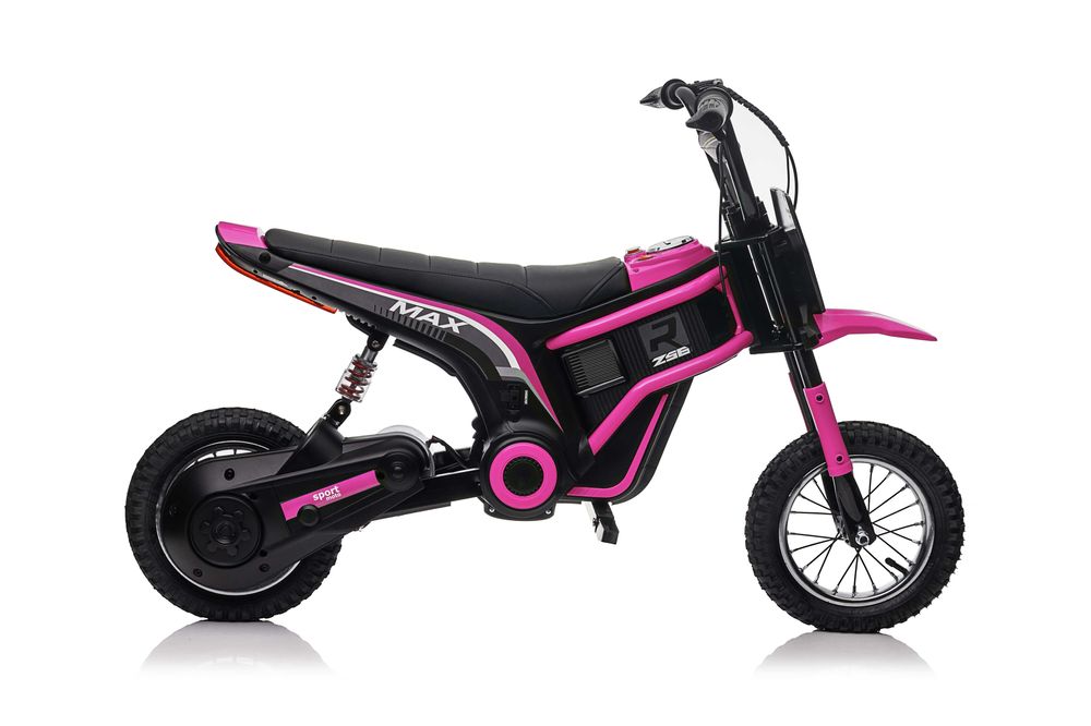 Motocicleta electrica Kinderauto Enduro 350W 24V, roti gonflabile Pink