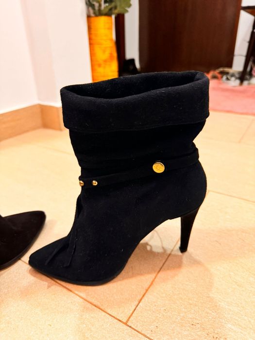 Botine piele întoarsă