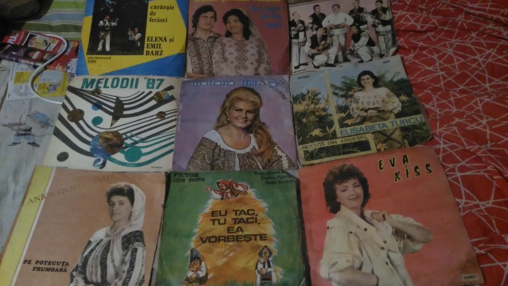 Discuri vinyl  vechi ,diferiți artiști, muzică clasică, folclor,