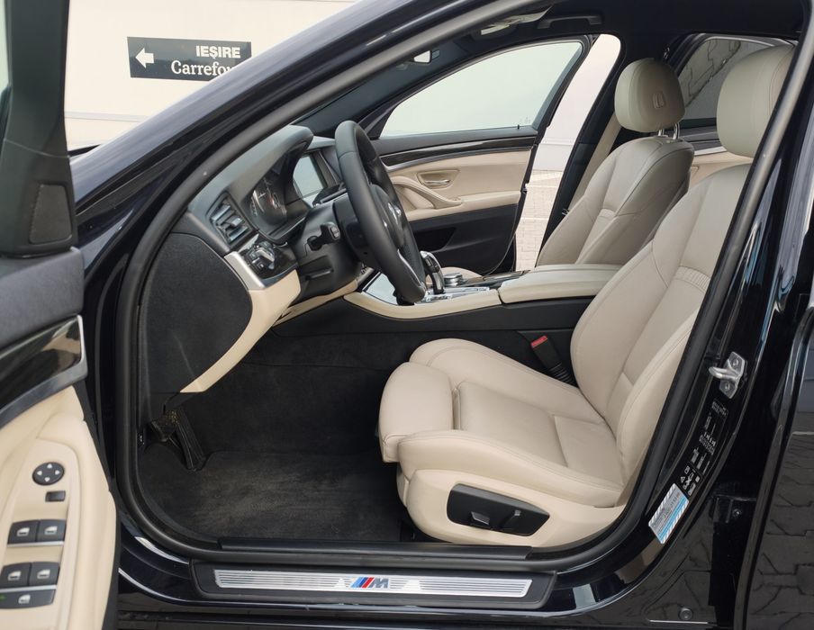 BMW seria 5 F10 Facelift M Paket 190cp 4x4 X-drive Euro6 Germania încălzire moduri navigație automat piele faza lunga automata clima doua zone