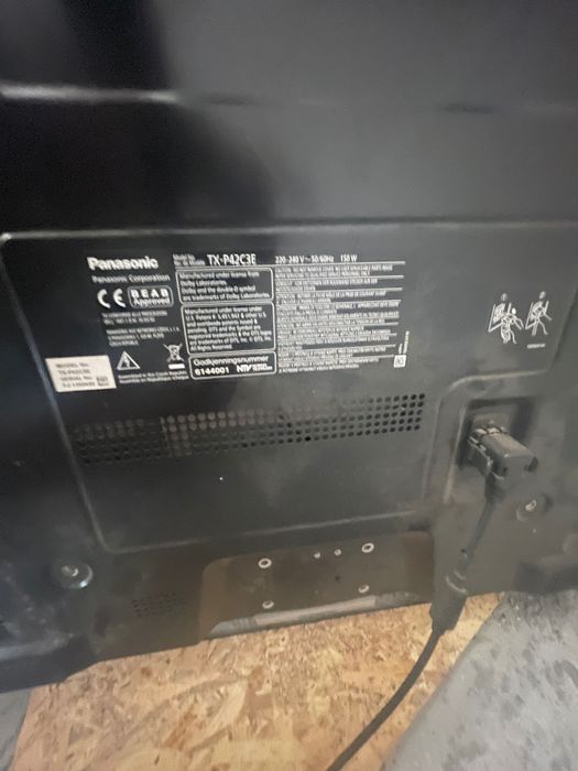 Panasonic 42 Плазма работещ   Модел : TX-P42C3E  Viera