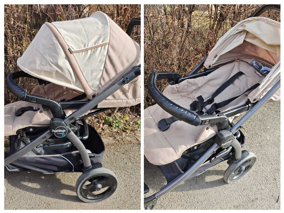 Carucior Peg Perego 3 in 1 + isofix