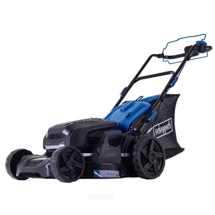 Самоходна акумулаторна косачка за трева -нова Scheppach BC-MP470-X