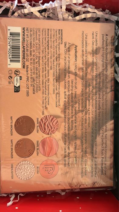 Bellapierre - Paleta GET CHEEKY