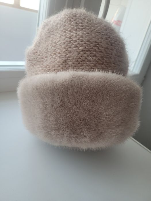 Норка-вязка шапку 23000