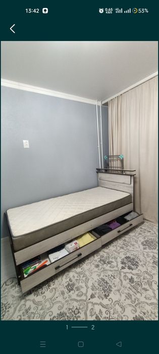 Кровать с ортопедическим матрасом