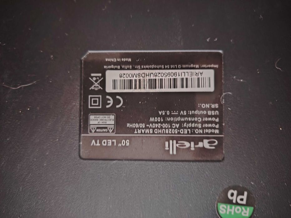 LED Телевизор Arielli 50' 4KUHD