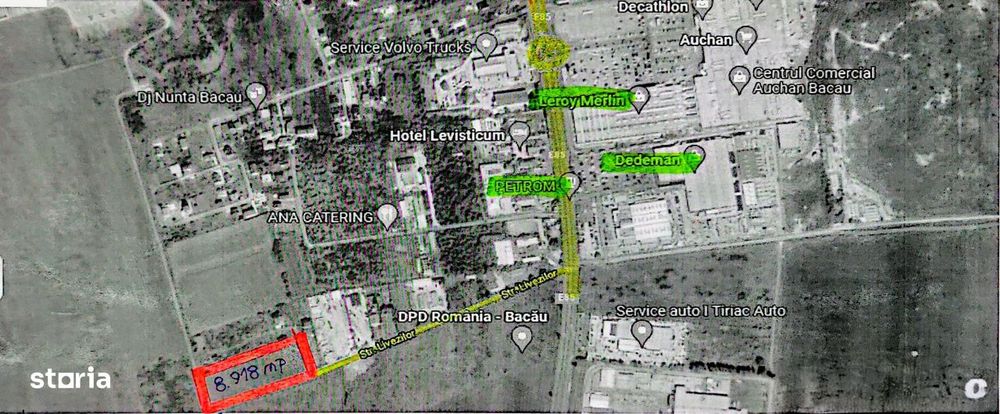 Teren constructii multifunctional,  langa Dedeman, Republicii