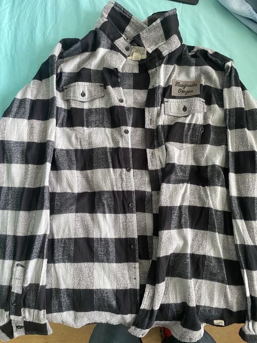 oversized карирана риза