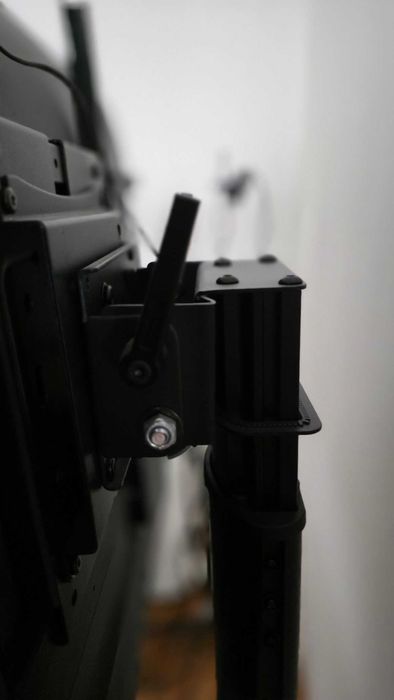 HAGOR HP Stand 55 стойка за телевизор/монитор, черен, преместваема