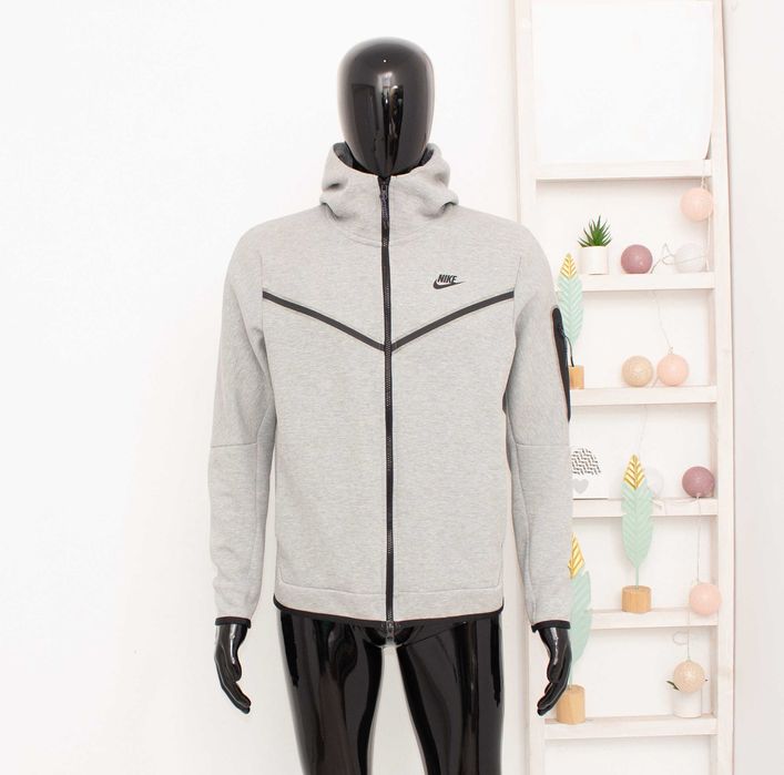 Nike Tech Fleece оригинално мъжко яке суичър с качулка М