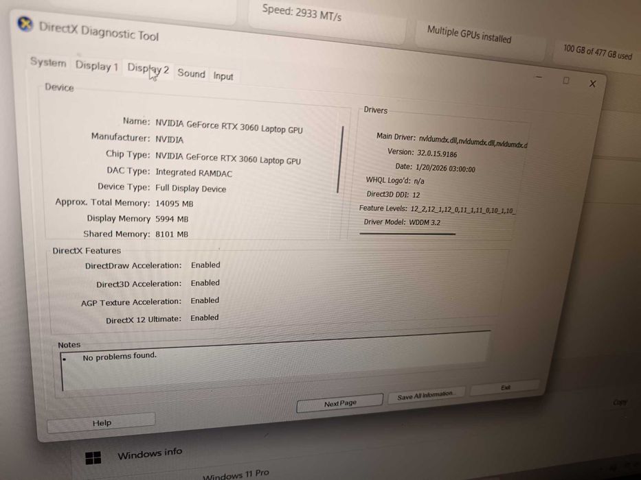 MSI GF65 Thin RTX 3060 6GB / 16GB / 144Hz / i5