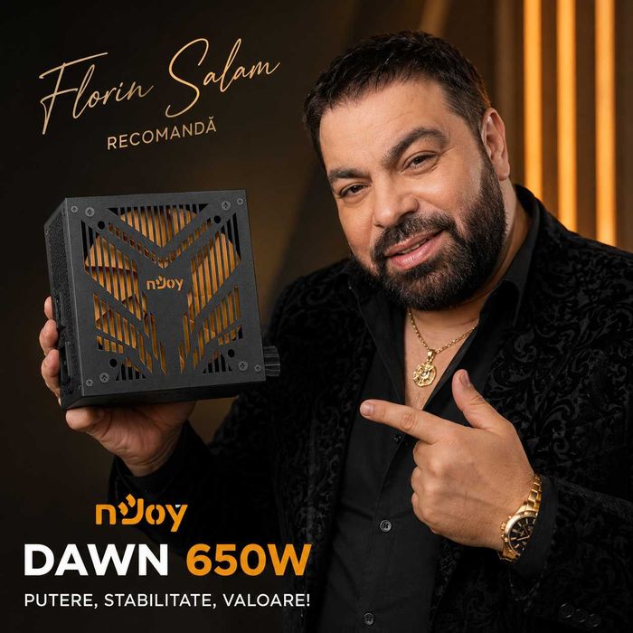 Sursa Gaming nJoy Dawn 650W - Stare Perfectă