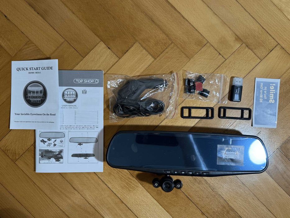 Видеорегистратор HD Mirror Cam – ОГЛЕДАЛО с вградена КАМЕРА за кола