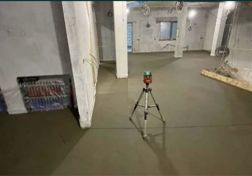 Стяжка полусухая