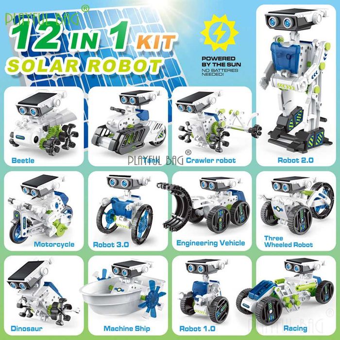 Solar Robot 12 в 1 — игра, которая учить! Solar robot +8 лет