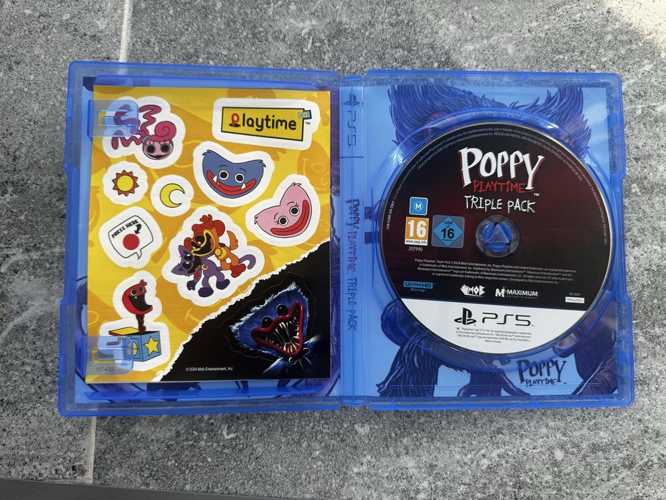 Продаю диск для ps5 poppy playtime triple pack