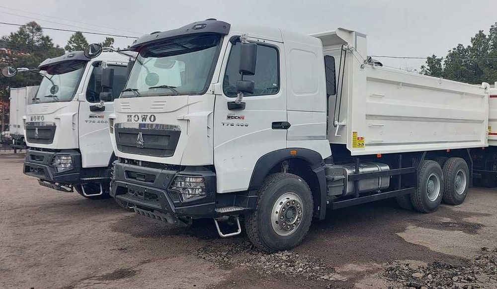Автосамосвал Howo-T7S 6x4 - 25 т / 20 куб.м UzAutoTrailer